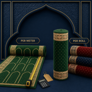 Karpet masjid per meter dan per roll PT Gallery Masjid Indonesia